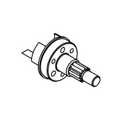 H45-10140 Tensioning Wheel Shaft