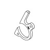M7-1-411210S Assistant Roller Housing (Stainless Steel Model)(For 9mm)(Option)