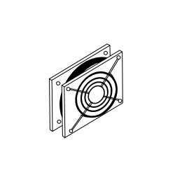 EXT 116BA220 SMOKE FAN 220-240VAC 50/60HZ,120*120