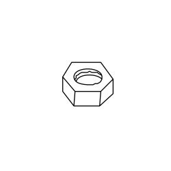 EXT 201A05 HEX NUT,M5