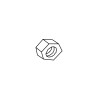 EXT 201A06 HEX NUT,M6