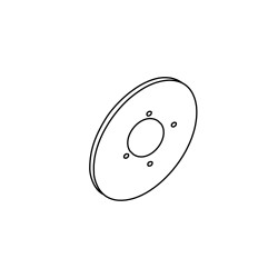 EXT 3B-11000-260 FLANGE (INNER)