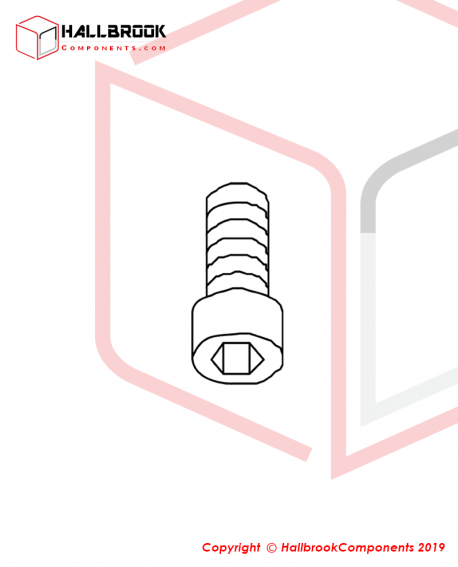 EXT 200A04015 SOCKET HEAD CAP SCREW,M4*15