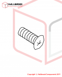 EXT 200F04016 FLAT HEAD CAP SCREW,M4*16