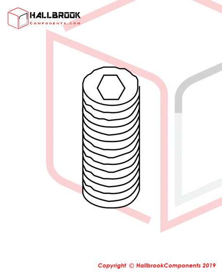 EXT 200G05006 SOCKET HEAD CAP SCREW,M5*6