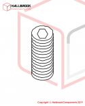 EXT 200G05006 SOCKET HEAD CAP SCREW,M5*6