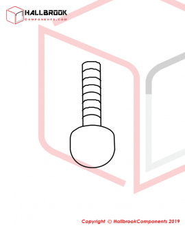 EXT 200Y04016 PLASTIC HEAD SCREW,M4*16