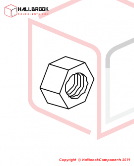 EXT 201A03 HEX NUT,M3