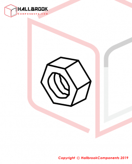 EXT 201A04 HEX NUT,M4
