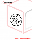 EXT 201A04 HEX NUT,M4