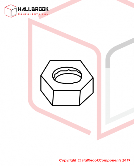 EXT 201A05 HEX NUT,M5