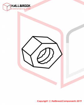 EXT 201A06 HEX NUT,M6