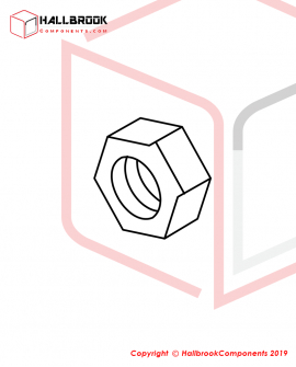 EXT 201A10 HEX NUT,M10