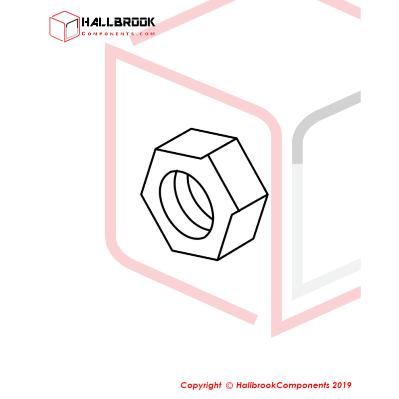 EXT 201A10 HEX NUT,M10