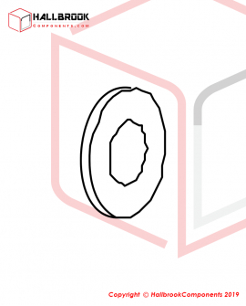 EXT 202A0308 PLAIN WASHER,M3*8