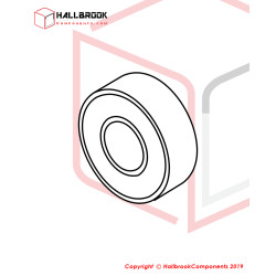 EXT 210A6001ZZ BALL BEARING,6001ZZ