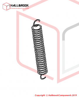 EXT 2201514066 TENSION SPRING,1.5*13.5*65.5