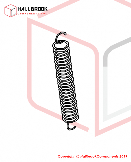 EXT 2201514066 TENSION SPRING,1.5*13.5*65.5