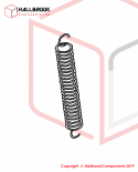 EXT 2201514066 TENSION SPRING,1.5*13.5*65.5