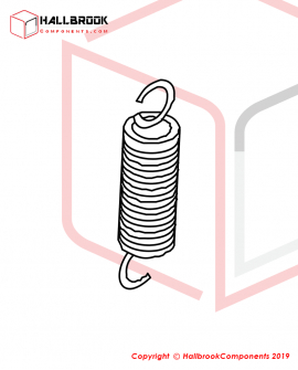 EXT 2202015054 POOL SEAT SPRING,2.0*15*54
