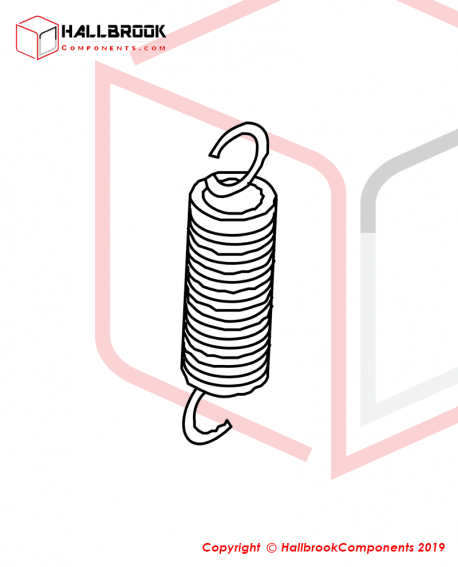 EXT 2202015054 POOL SEAT SPRING,2.0*15*54