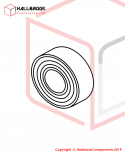 EXT 3E-03000-290 FEED AND BACK ROLLER
