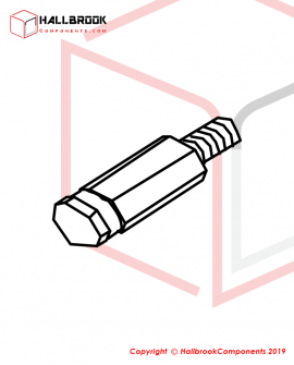 EXT 4B-01000-320 HOOK BOLT (LONG)