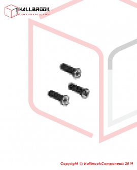 Black cross countersunk head screw M3X8