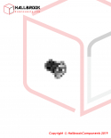 Black cross countersunk head screw M3X6