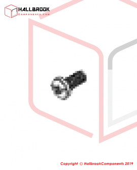 Galvanized cross round head screw M4X16