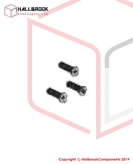 Black cross countersunk head screw M3X12