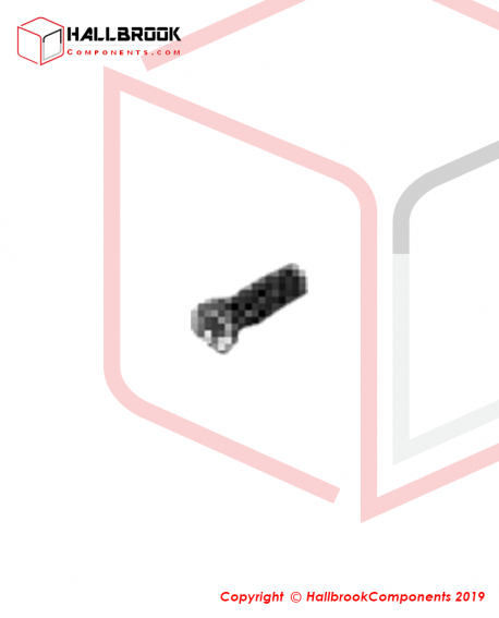 Black cross countersunk head screw M5X10