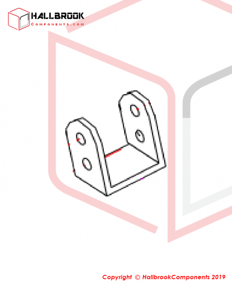 brake rod roller wheel support
