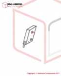 Micro switch, with roller wheel