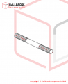 Fixed strengthen rod