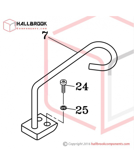 H45-50080 Stiff Suspension Bracket Set (Option)