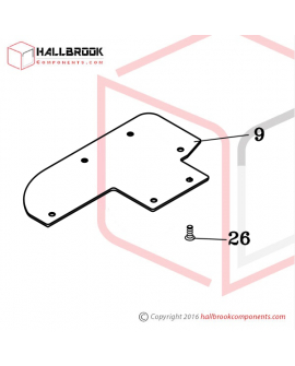 H45-50100 Bottom Base Wearing Protection Plate Set  (Option)