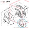 TC-075 Center Drum 280mm (Option)
