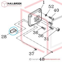 H45-10281 Strap Stop (For 9mm)