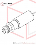 T7-1-21002S Tension Motor (M3) Ass'y (For 5-6mm)