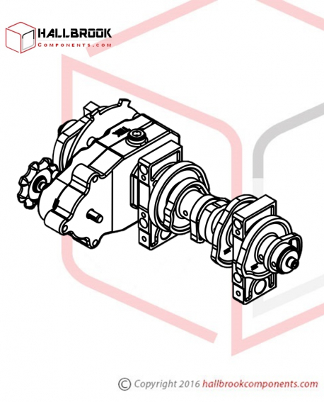 M7-1-110002 Gear Box and Cam Ass'y (For 5-6mm)