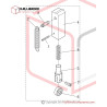 TA-074AS Rear Bar Ass'y Stainless Steel version