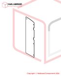 Arch Cover RH (Stainless Steel Model)(For 600H)