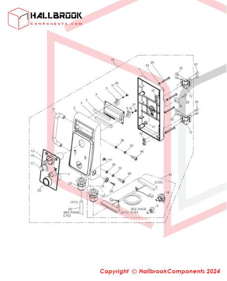 Control Panel Ass'y (Stainless Steel Model)(For 650W~1050W)