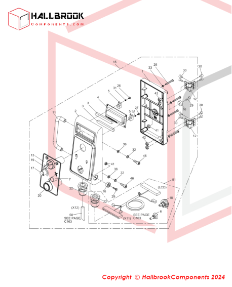 Control Panel Ass'y (For 1250W/1650W/ 1850W)