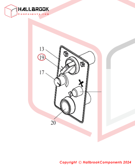 T6-6-40016 2P. Selector Switch (For CE)