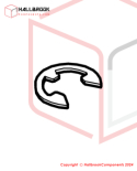 Snap Ring, E-3 (Stainless Steel Model)