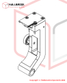 Slide Table Frame Ass'y (For TP-702RS, 5-6mm)