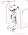 Slide Table Frame Ass'y (For TP-702RS, 9mm)