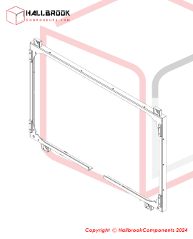 Strap Track Frame (Stainless Steel Model)(For TP-702RS)